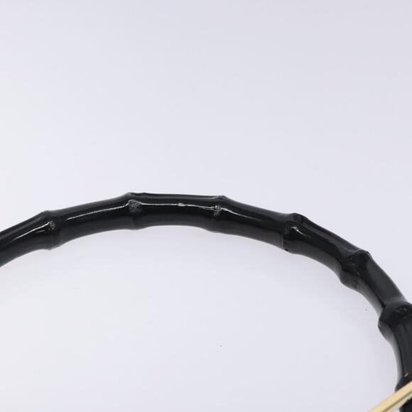 GUCCI Bamboo Shoulder Bag Leather Dark Brown Gold 001 001 - Picture 8 of 12